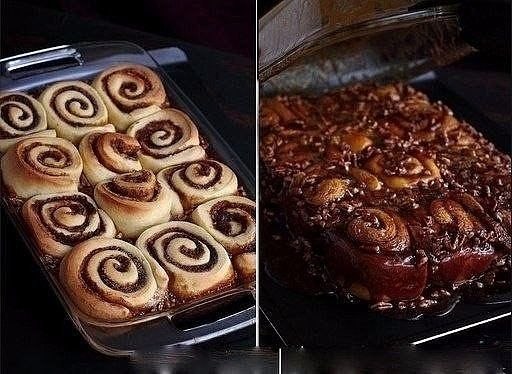 Липкие булочки с корицей и грецкими орехами.Сохрани рецепт!ИнгредиентыТесто:Желток — 4 шт.Яйцо ... - 4