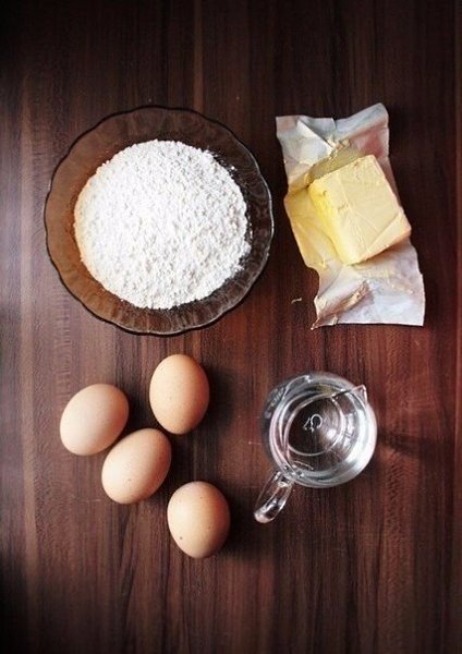 Эклеры.Ингредиенты:Для теста:Сливочное масло — 100 гВода — 300 млМука — 140 гЯйца куриные — 4 шт.Для ... - 2