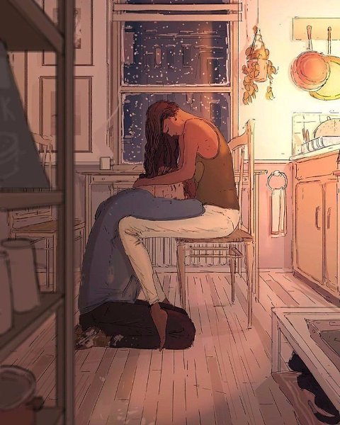 Художник Pascal Campion рисует жизнь своей семьи и каждой работой доказывает, что счастье — в ... - 9