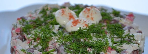 9 вкуснейших салатов на каждый день! Подборка: 1. Салат с сухариками. 2. Салат с копченым сыром. 3. ... - 8