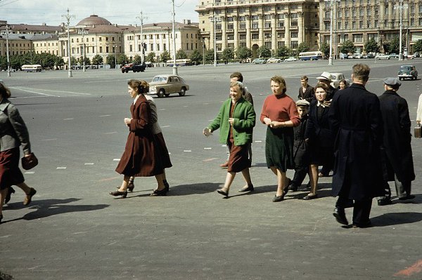 Советская Москва 50-х годов в фотографиях Харрисона Формана - 9