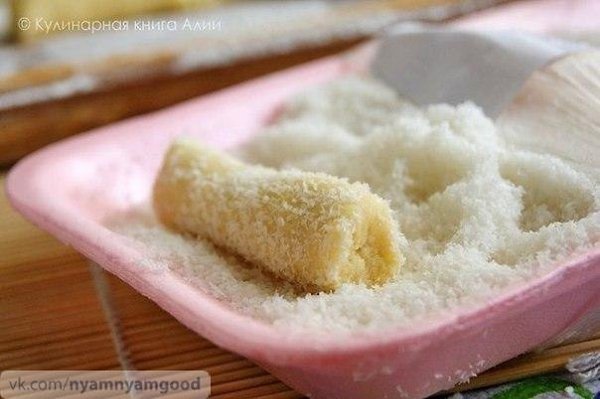 Кокосовое печенье .Очень вкусное, рассыпчатое, мягкое и ароматное кокосовое печенье Ингредиенты: ... - 7