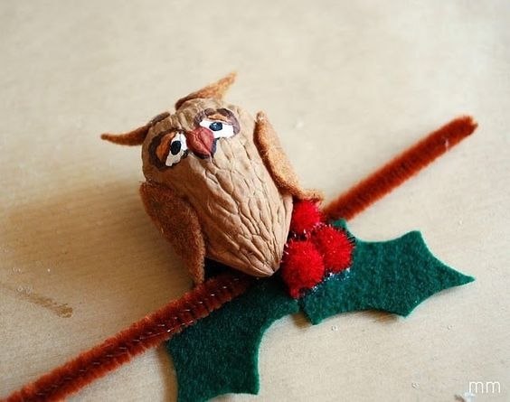 #вдохновение@elehandmade.Поделки из ореховой скорлупы: мастер-класс - 10