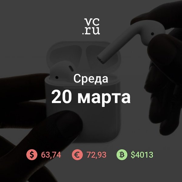 Итоги дня. Apple представила новые наушники AirPods c чехлом с беспроводной зарядкой ...