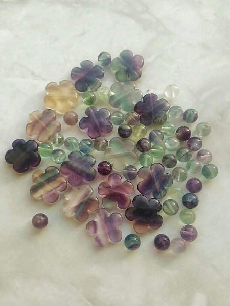 Смотрите какие у меня красивые леденцы,для браслетов.. Флюорит Талисман ученых, творческих людей, ... - 2