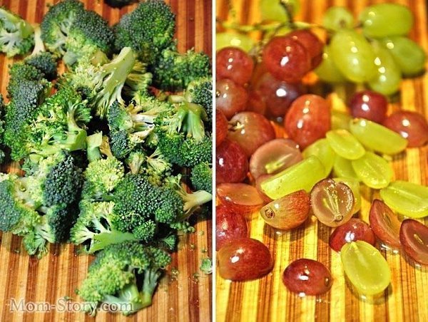Очень вкусный салат с брокколи и курицей. .Хочу поделиться с вами рецептом очень вкусного салата с ... - 5