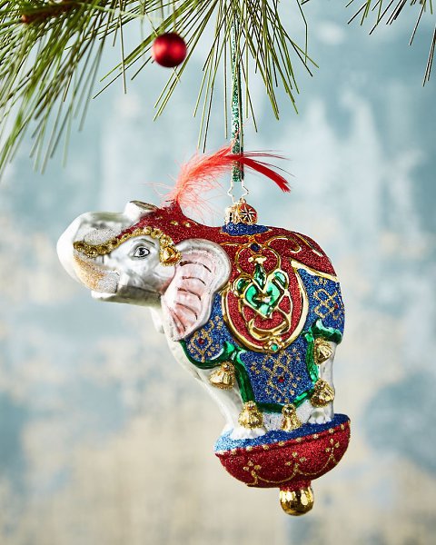 #@elehandmade.Christopher Radko Christmas Ornament