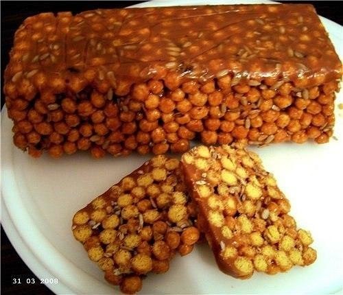 ДЕСЕРТ ИЗ КУКУРУЗНЫХ ПАЛОЧЕК. Тонкий вкус, который Вы точно оцените! ИНГРЕДИЕНТЫ: кукурузные ...