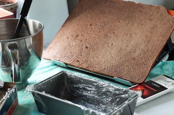 Шоколадная маркиза с вишней.Ингредиенты:Коржи:3 яйца140 г сахара75 г муки2 столовых ложки какао1/2 ... - 3