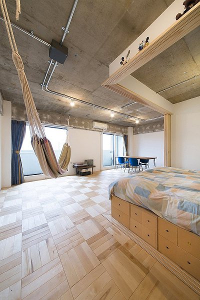 Жилое пространство в Японии.Проект Tsukiji Room H реализован студией Yuichi Yoshida & associates в ... - 5