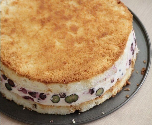 Творожный торт суфле.Ингредиенты: Яйцо куриное 4 шт. Сахар-песок 240 г Мука пшеничная 80 г Ванильный ... - 3