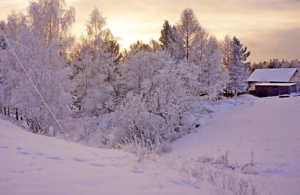 Зимa в руccких дeрeвнях - 6