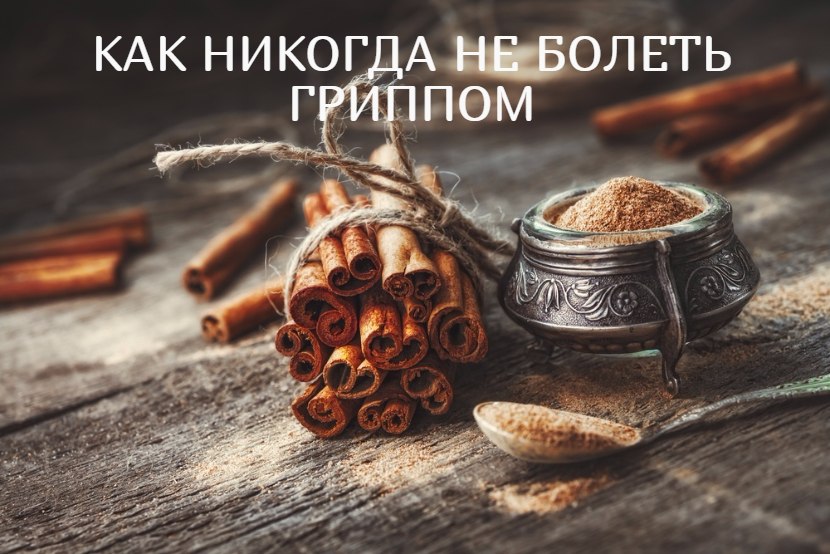 КАК НИКОГДА НЕ БОЛЕТЬ ГРИППОМ.Уже 4000 лет корица используется человеком и при этом было замечено, ...