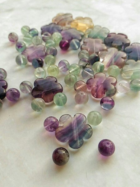 Смотрите какие у меня красивые леденцы,для браслетов.. Флюорит Талисман ученых, творческих людей, ...