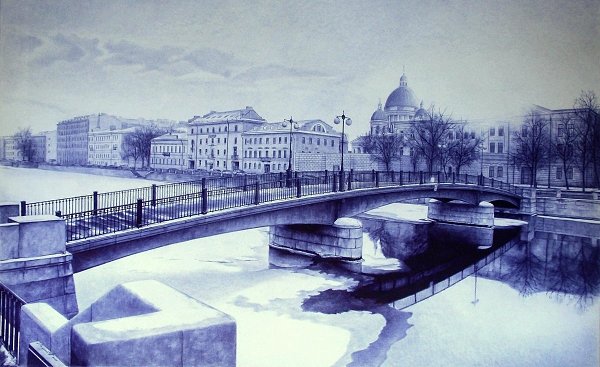 Фотореалистичная живопись шариковой ручкой от Андрея Полетаева.Современное «независимое» направление ... - 5