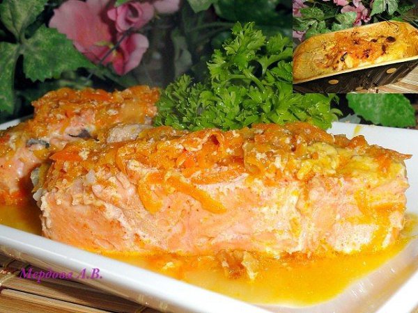 Семга в молоке. Итого на 100 грамм 97 ккал Б/Ж/У 12.3 / 3.9 / 3.3 Для приготовления данного рецепта ...