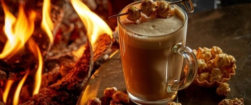 Ореховый раф с попкорном.от шеф-бармена ErwinРекаМореОкеан Сергея СуслинаИнгредиенты:• Эспрессо – 40 ...