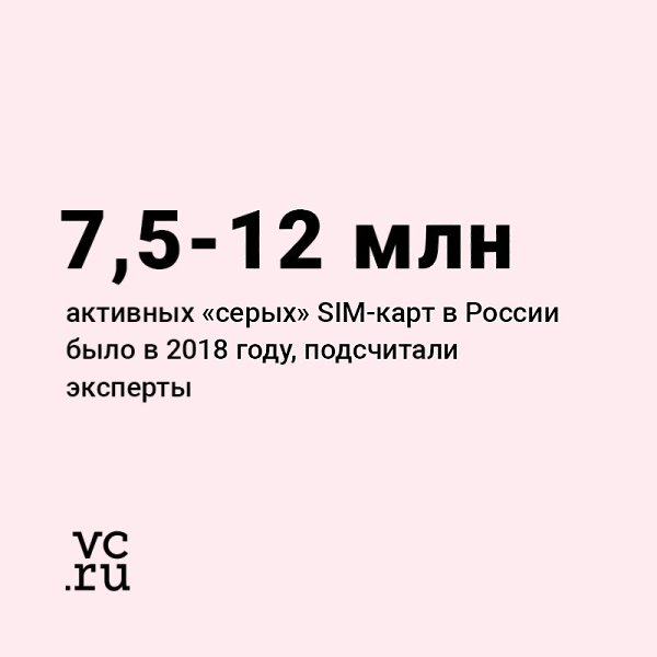 Доля «серого» рынка SIM-карт в России сокращается благодаря ужесточению законодательства, говорят ...