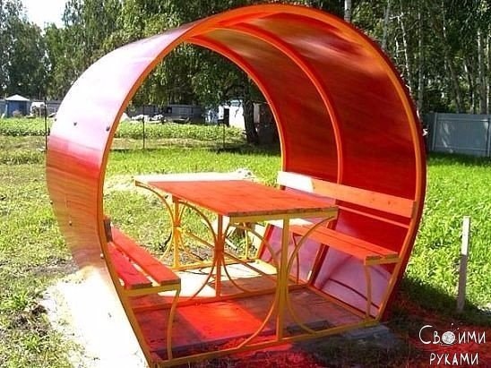 Беседки из поликарбоната - 9