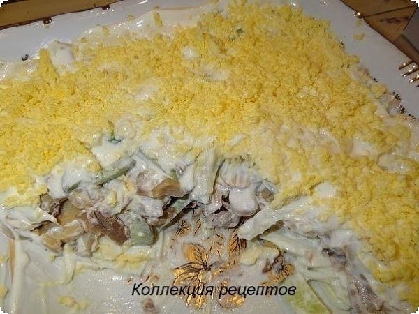 #салат.1. Салат из куриного филе, свежих огурцов и консервированных шампиньоновИнгредиенты:-2-3 ... - 7