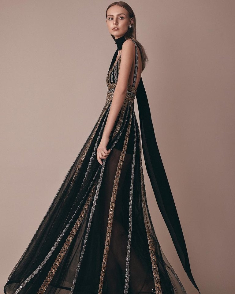   Pre-Fall 2019  Elie Saab.#@woman.blog - 2