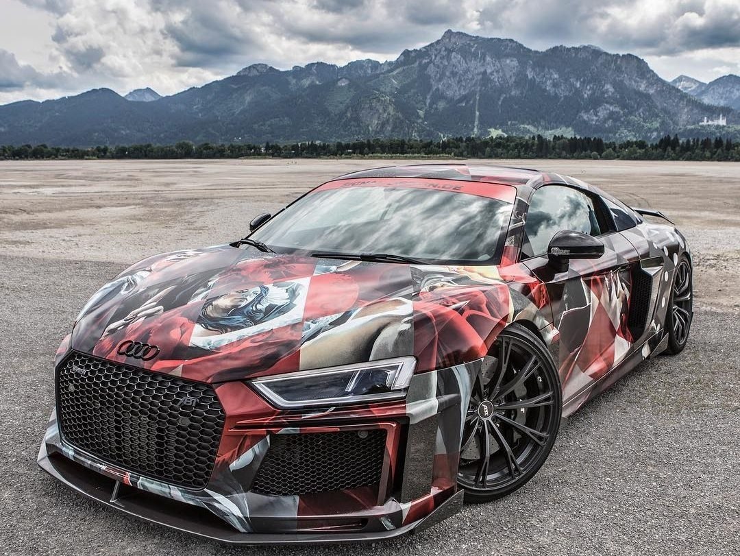 Audi r8 Wrap Design