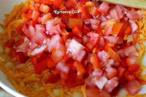 Курица с рисом и овощами по-каталонски. Обожаю готовить курицу с рисом по этому рецепту. Аромат во ... - 3