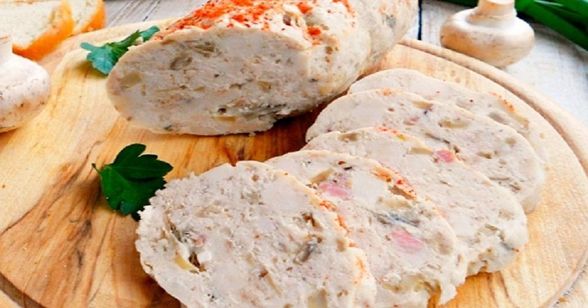 Куриный рулет.Кбжу на 100 гр: 177/19,7/9,6/2,2Ингредиенты:куриное филе - 500 гр;йогурт натуральный - ...