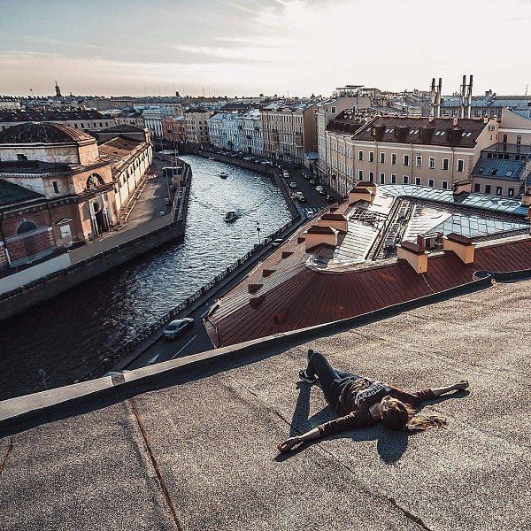 Питер стильные фото Атмосфера петербургских крыш. Опасно, но красиво