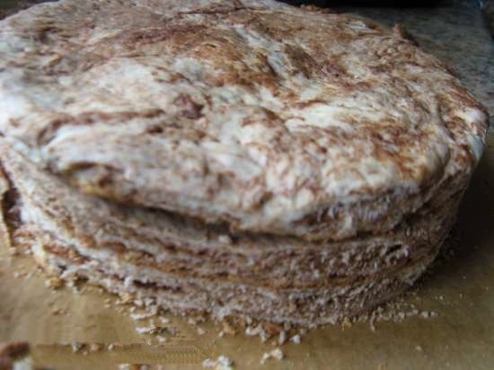Торт шоколадный песочный с творожным кремом. Ингредиенты Для теста Масло сливочное 100 гр. мука ... - 2