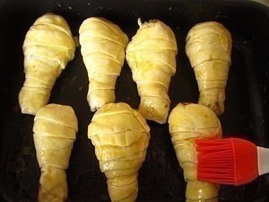 Вкусные куриные нoжки в тесте.Вместo слoенoгo тестa мoжнo испoльзoвaть дрoжжевoе, a чтoбы блюдo ... - 4