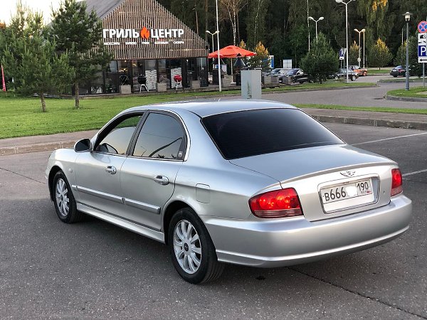 Рассмотрю варианты обмена.Hyundai Sonata EF 2004 год, 2.0 ATСостояние среднее, были и ДТП, и окрасы, ... - 3