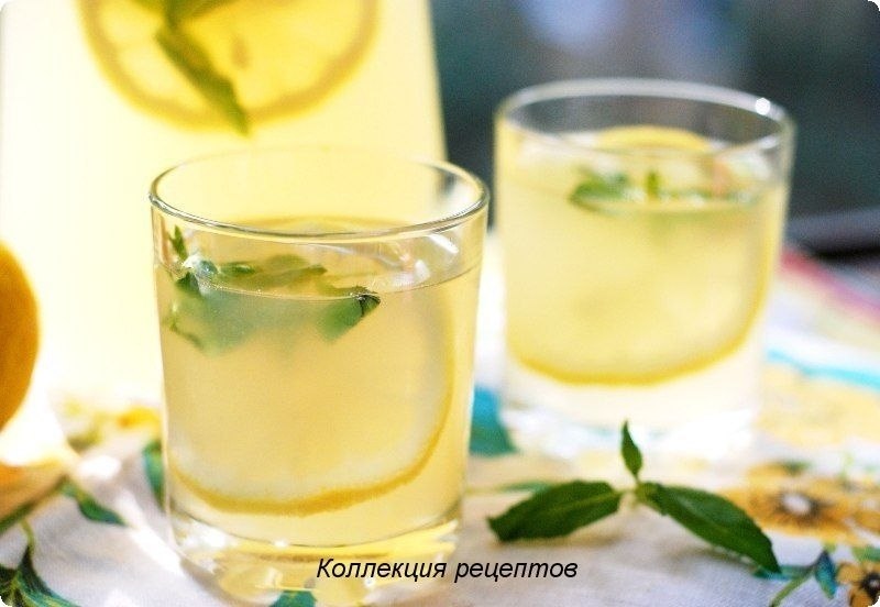 Домашний лимонад: Ингредиенты: 6 лимонов 2 ст. сахара 1 ст. воды мята соль Приготовление: Сначала ...