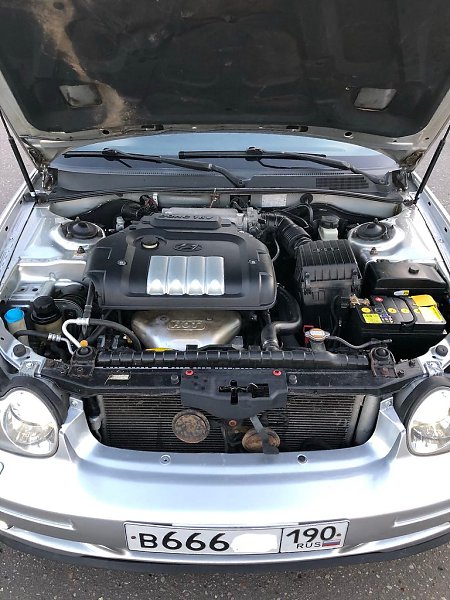 Рассмотрю варианты обмена.Hyundai Sonata EF 2004 год, 2.0 ATСостояние среднее, были и ДТП, и окрасы, ... - 7