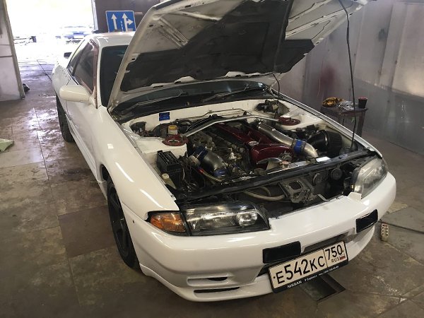 ЗАДНИЙ ПРИВОД. Двукратный чемпион дальнего востока по драгу nissan skyline r32 купэ. Свап на ... - 7