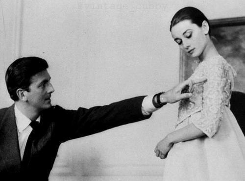 Audrey Hepburn and Hubert de Givenchy