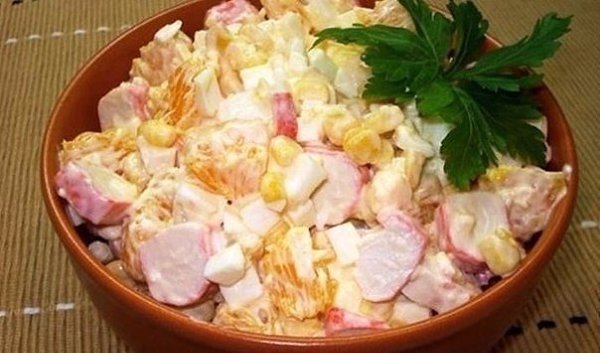 Вкусные салаты: Топ-8 рецептов .1) Салат