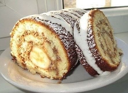 Рулетик к чаю за 20 минут.Это очень вкусный рулет к чаю, на приготовление которого у меня уходит ...