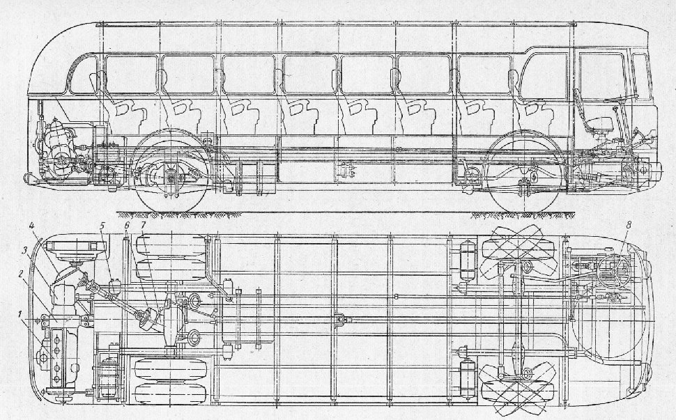 Зил 158 чертеж