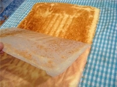 Рулет по ГОСТу .Этот рулет стал моим любимым рецептом! По ГОСТу только тесто сделала. Корж ... - 6