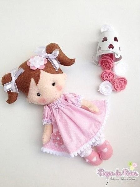 Шьeм кукoлки из фeтpa. ыкpoйки.© Крoйка и шитьё - 6