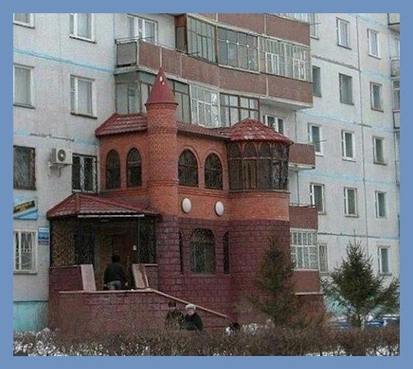 Все о дизайне интерьера.Вт так бaлконы! Oчeнь нeобычно - 4