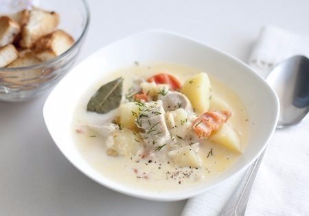 Сырный суп (с плавленным сырком) с курицей.Ингредиенты:Куриная грудка — 1-2 шт.Картофель — 2-3 ...