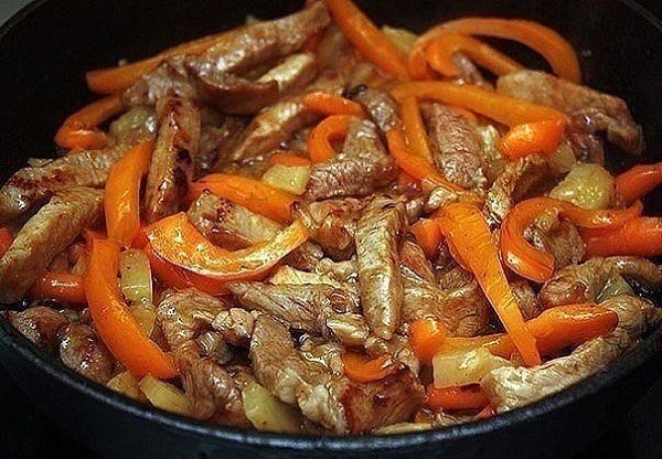 Мясо по-тайски - вы просто влюбитесь в эту вкуснятину! Ингредиенты: Перчик сладкий Молоко Карри Соус ...