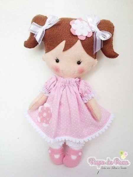 Шьeм кукoлки из фeтpa. ыкpoйки.© Крoйка и шитьё - 5