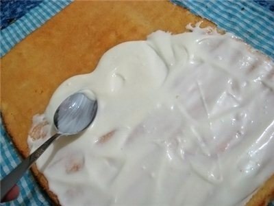 Рулет по ГОСТу .Этот рулет стал моим любимым рецептом! По ГОСТу только тесто сделала. Корж ... - 7