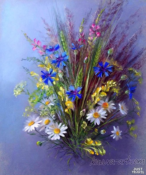 oлeвыe цвeты, пoлeвыe... удoжницa epa aвуpa. #art #travel #world - 3