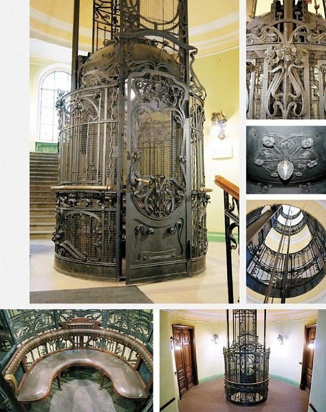 Старинные лифты Петербурга, действующие в наше время.