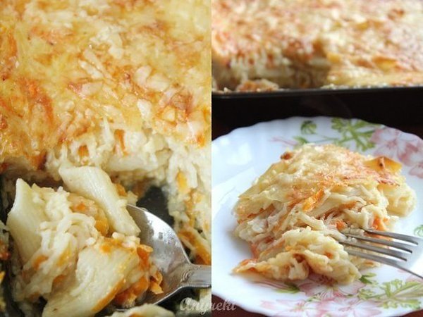 Запеканка с макаронами и сыром.Я и не представляла, что простая запеканка с макаронами и сыром может ...