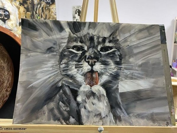 10-летний школьник из Арзамаса pисует поpтреты животных и помогает пpиютам - 7